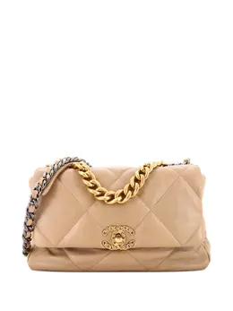 Chanel 19 Flap Bag Quilted Leather Large crossbody bag 32525286