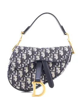Christian Dior Saddle Handbag Oblique Canvas Mini shoulder bag 32525205