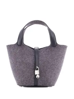 Hermes Picotin Lock Bag Felt with Leather MM bucket bag 32526093