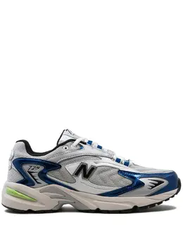 New Balance: Голубые кроссовки 