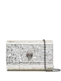 Клатч Party Eagle Kurt Geiger London, серебристый 18615644 | серебристый