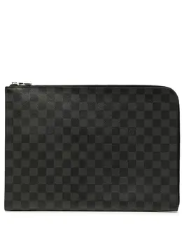 Louis Vuitton 2018 Damier Graphite Pochette Jour GM clutch bag 32505003