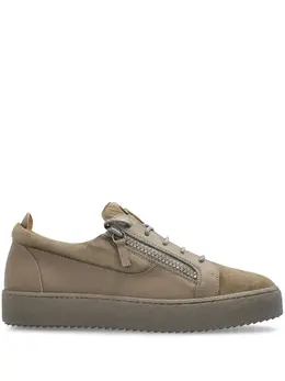 Giuseppe Zanotti Frankie double-zip low-top sneakers 27607536