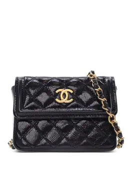 CHANEL Pre-Owned: Блестящая поясная сумка 