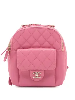 CHANEL Pre-Owned: Розовый рюкзак 