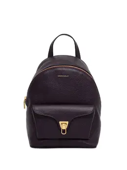 Coccinelle logo-detail top-handle backpack 32307993