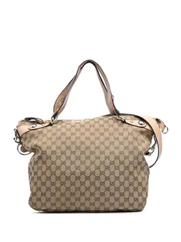 Gucci 2016-2025 Large GG Canvas Icon Bit satchel 32507789