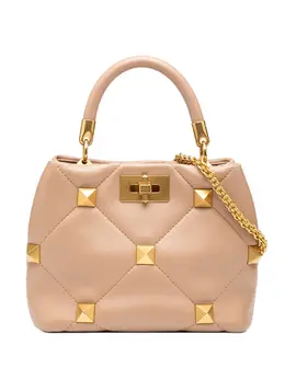 Valentino Garavani 2018-2025 Small Nappa Roman Stud The Handle Bag satchel 32537255