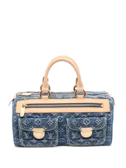 Louis Vuitton 2006 Monogram Denim Neo Speedy 30 boston bag 32537009