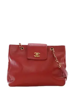 Chanel 1996-1997 CC Caviar Supermodel tote bag 32538821