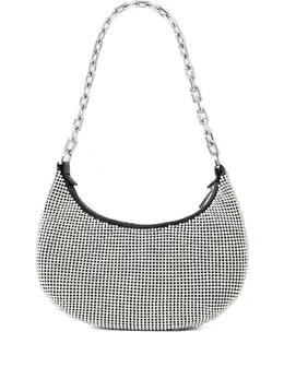 Marc Jacobs small The Curve crystal-embelishmend logo-detail shoulder bag 32529548