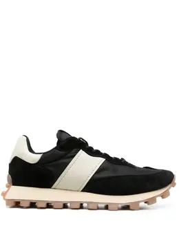 Кроссовки Allacciata с полосками Tod's, черный 19343512 | черный