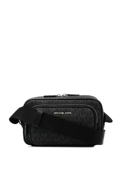 Michael Kors Hudson logo-print messenger bag 18402830