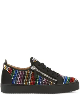 Кроссовки Frankie Strass Giuseppe Zanotti, черный 18465367 | черный