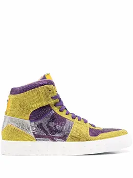 Philipp Plein: Жёлтые кроссовки  Skull