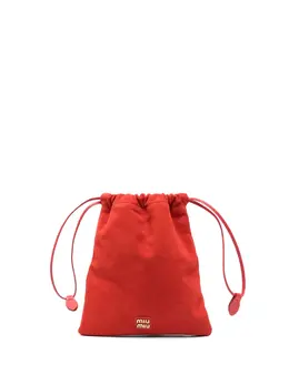 Miu Miu logo-lettering mini bag 26825353