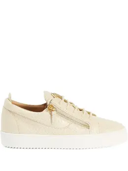 Giuseppe Zanotti Frankie double-zip low-top sneakers 26166076
