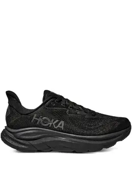 HOKA: Чёрные кроссовки 