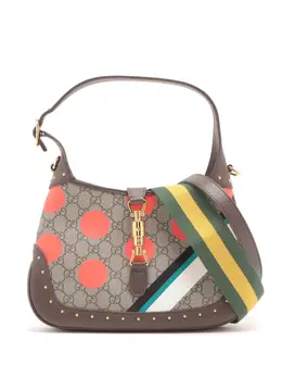 Gucci 2016-2025 Small GG Supreme Polka Dot Jackie 1961 satchel 32460043