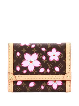 Louis Vuitton x Takashi Murakami Victorine Wallet Limited Edition Cherry Blossom Monogram small wallets 32512201