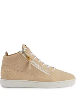 Giuseppe Zanotti Kriss python-effect mid-top sneakers 28757383