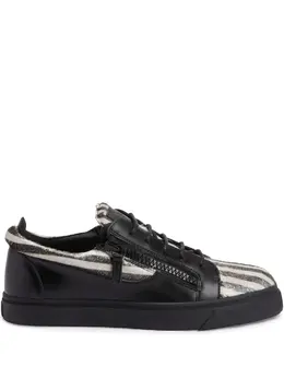 Giuseppe Zanotti Frankie double-zip low-top sneakers 23538305