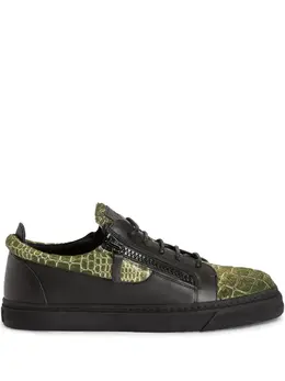 Giuseppe Zanotti Frankie double-zip low-top sneakers 23537934