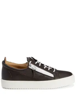 Giuseppe Zanotti Frankie zipped low-top sneakers 19005907