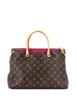 Louis Vuitton Pallas Tote Monogram Canvas with Leather shoulder bag 32507535