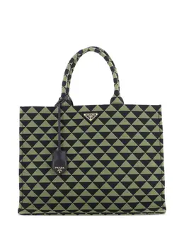 Prada Symbole Shopper Jacquard Large tote bag 32513913