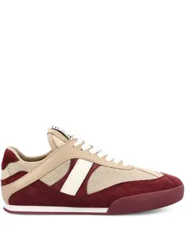 Chloé Kick suede-panel mesh sneakers 31995399