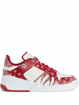 Giuseppe Zanotti Talon paisley-print sneakers 17714005