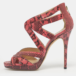 Jimmy Choo: Розовые сандалии 