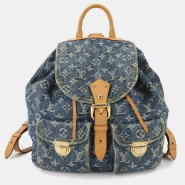 Louis Vuitton Monogram Denim Sac A Dos Gm Backpack Blue 1240178