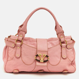 Valentino Pink Leather Catch Satchel 1239980