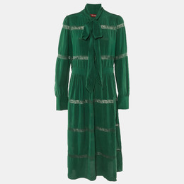 Max Mara Studio: Зелёное платье 