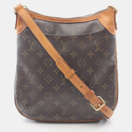 Louis Vuitton: Коричневая сумка через плечо 