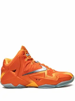 Nike: Оранжевые кроссовки  Lebron 11