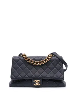 CHANEL Pre-Owned: Голубая сумка 