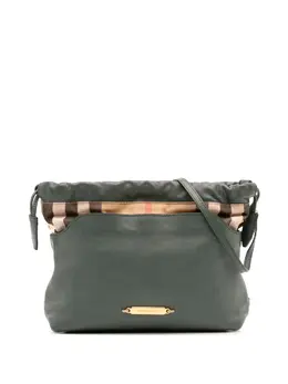 Burberry 2000-2017 House Check Canvas and Calfskin Little Crush crossbody bag 31885556