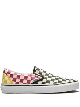Vans: Многоцветные мокасины  Classic Slip On