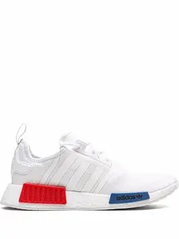adidas: Белые кроссовки  NMD_R1