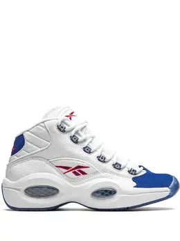 Reebok: Белые кроссовки  Question Mid