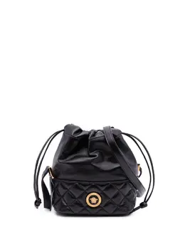 Versace 2019-2025 Quilted Calfskin La Medusa Drawstring bucket bag 31857474