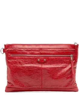 Balenciaga 2015 Lambskin Motocross Classic Clip L clutch bag 31856163