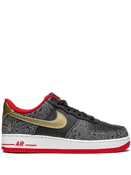 Nike: Чёрные кроссовки  Air Force 1 Low