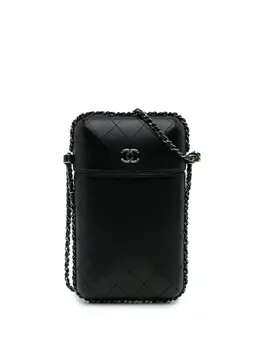 CHANEL Pre-Owned: Чёрная сумка через плечо 