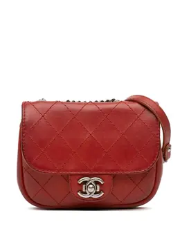 CHANEL Pre-Owned: Красная сумка через плечо 