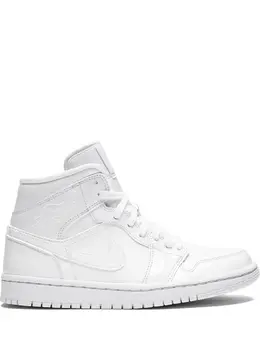 Jordan Air Jordan 1 Mid "Triple White Patent Leather" sneakers 14096004