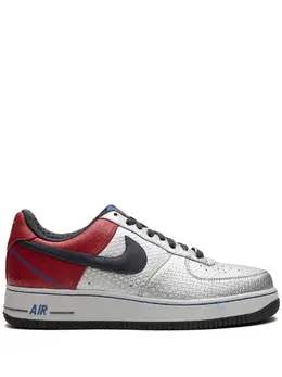 Nike: Серебристые кроссовки  Air Force 1